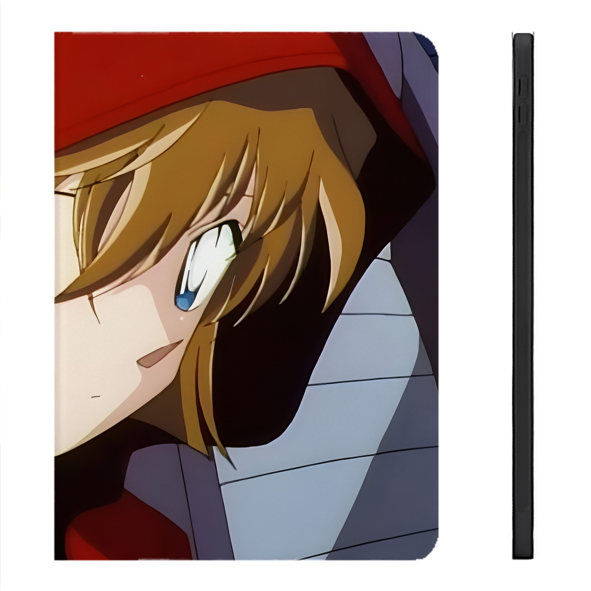 （画像用） 名探偵コナン Detective Conan IPadケース ペンホルダー付き ブックスタイルデザイン